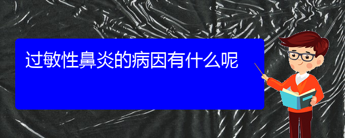 (貴陽哪里有治過敏性鼻炎好的醫(yī)院)過敏性鼻炎的病因有什么呢(圖1)